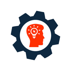 Idea, brainstorm, creativity icon. Editable vector graphics.