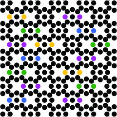 round abstract background with circles