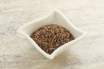 Zira seeds in the bowl