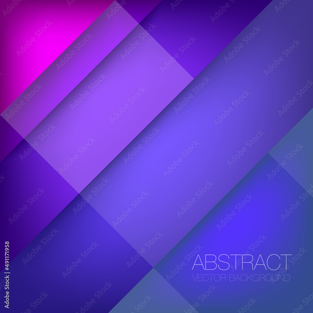 Fototapete graphic geometric triangle overlap vector layer background for text and message design