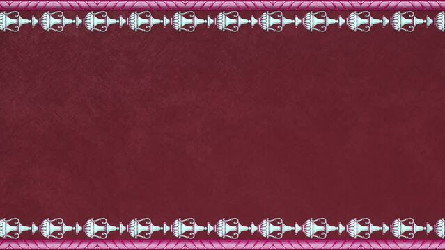 Decorative floral baroque ethnic border with copy space, renaissance retro frame, holiday invitation with empty mockup, lace fabric textile dark template, beautiful clean greeting card