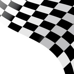 racing flag vector element background concept design