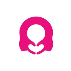 hands  gesture making heart icon vector concept design