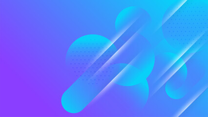 Abstract colorful blue shapes presentation background. Gradient dynamic lines background. Modern mosaic blue orange Colorful geometric design background