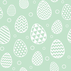 Easter eggs. Concept of a seamless pattern. Vector