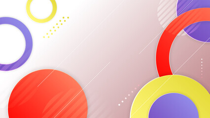 Abstract colorful shapes presentation background. Gradient dynamic lines background. Modern mosaic blue orange Colorful geometric design background