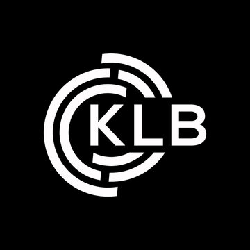 KLB letter logo design on black background. KLB creative initials letter logo concept. KLB letter design.

