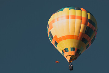 hot air balloons - freedom and adventure concept