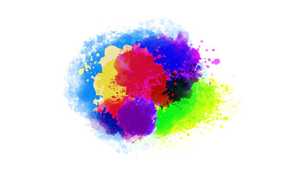 Water color illustration vector of set