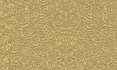 An abstract golden weave.