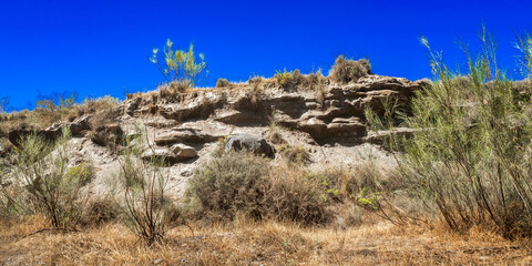 Tabernas Desert Nature Reserve, Special Protection Area, Hot Desert Climate Region, Tabernas, Almería, Andalucía, Spain, Europe