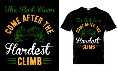 Camping T Shirt Design Template