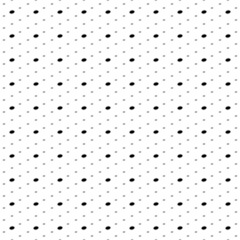 Square seamless background pattern from black explosion symbols are different sizes and opacity. The pattern is evenly filled. Vector illustration on white background