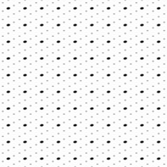 Square seamless background pattern from black explosion symbols are different sizes and opacity. The pattern is evenly filled. Vector illustration on white background