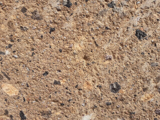 The smooth surface of sedimentary tuff can serve as a very good background for various types of design work.