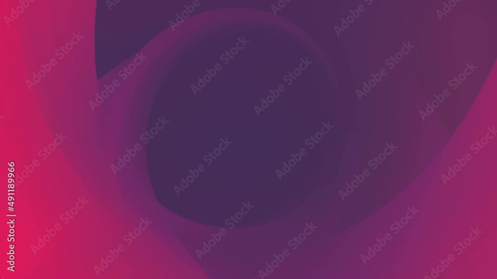 Aufkleber Abstract moving colorful tunnel of wavy lines. 3d rendering loop animation 4K