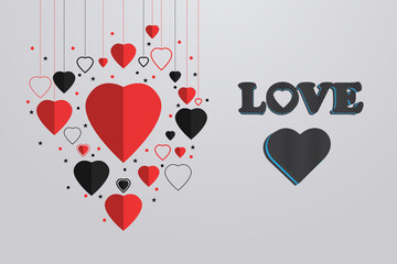 Love, 3D Love, design, illustration, heart