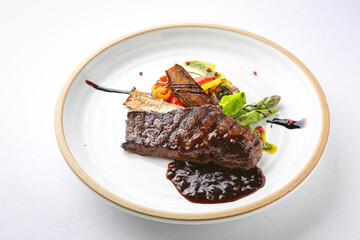 Restaurant sirloin and tenderloin steak