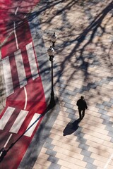 people walking on the street in Bilbao city, Spain, travel destination