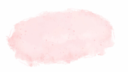 Pink watercolor background for your design, watercolor background concept, vector.
