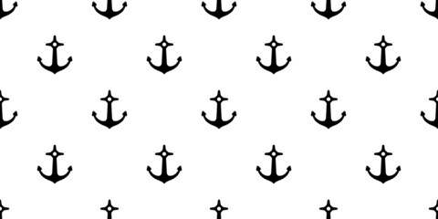 Anchor seamless pattern vector helm boat wave pirate maritime Nautical sea ocean repeat wallpaper tile background illustration design scarf isolated