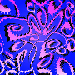 Colorful abstract patterns with different design patterns