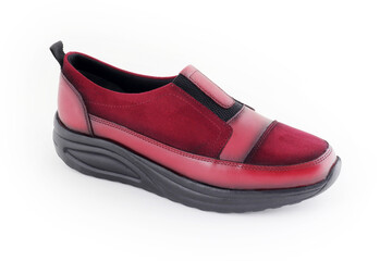 Leather and comfortable women's shoes.