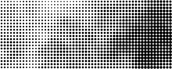 black and white background with halftone dots