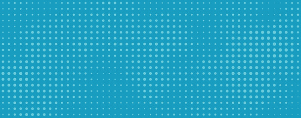 blue background with halftone dots