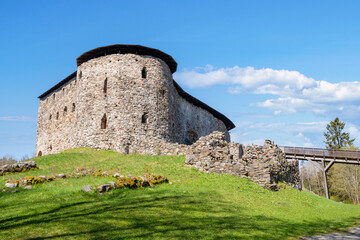 Fototapeta na wymiar View of The Raseborg castle in spring, Finland