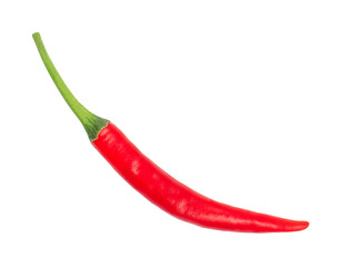 fresh red chili, Spicy spices. isolated white background.	