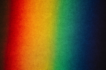 A Prism Full Rainbow Light on paper Background Overlay