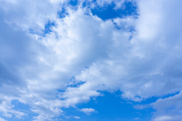 Refreshing blue sky and cloud background material_blue_27