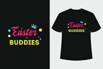 Fototapeta premium Happy Easter Day T-shirt