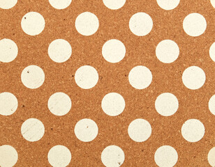 Cork Background Texture Polka Dots