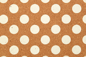 Cork Background Texture Polka Dots