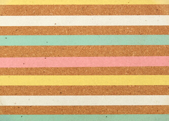 Cork Background Texture Pastel Stripes