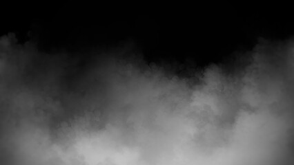 smoke on black background