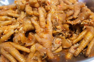 Lemon chicken feet are a Chinese specialty