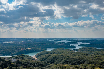 Obraz premium 志摩の風景 横山展望台より
