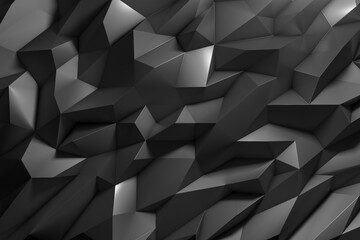 Background with black polygonal shapes