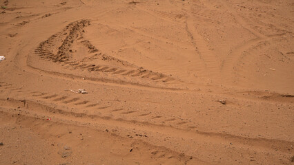 Thar desert of India, Jaisalmer Rajasthan, with beautiful sand dunes