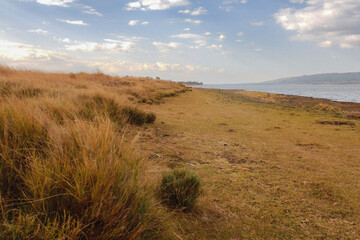 Scenic view of Lake Olbolosat in Nyahururu, Central Kenya