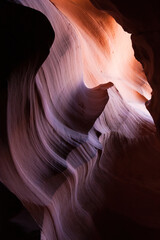 Colorful Abstraction in Stone from Antelope Canyon