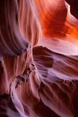 Obraz premium Colorful Abstraction in Stone from Antelope Canyon