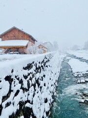 house in the mountains