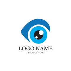 Eye Care vector logo design