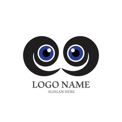 Eye Care vector logo design