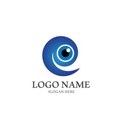 Obraz premium Eye Care vector logo design