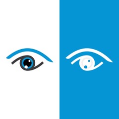 Obraz premium Eye Care vector logo design